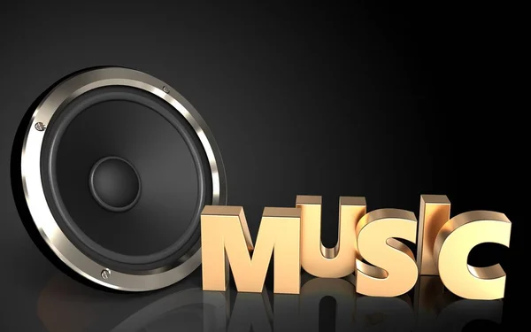 Background with music sign — Stock Photo, Image