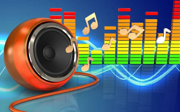 Turuncu hoparlör çizimi 