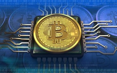  bitcoin arka plan üzerinde gösterimi