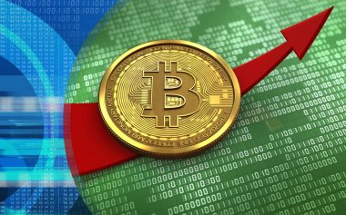  bitcoin arka plan üzerinde gösterimi