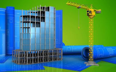 Modern yapı çerçeve 