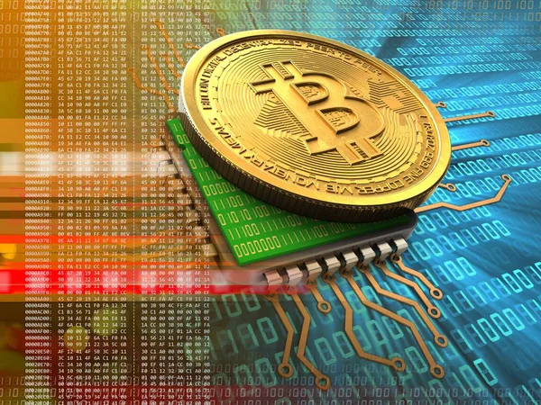 bitcoin arka plan üzerinde gösterimi