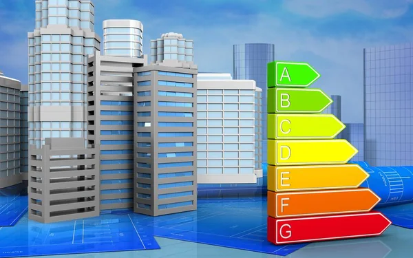 Şehir binalar inşaat