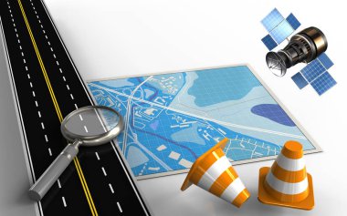 mavi harita gösterimi