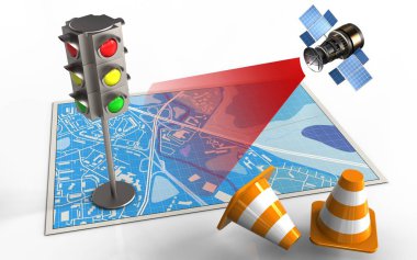 mavi harita gösterimi