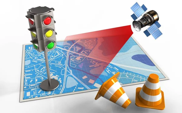 mavi harita gösterimi