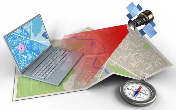  harita kağıt çizimde