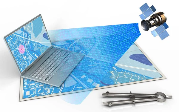 mavi harita gösterimi