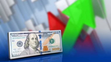 Parayı okları grafik arka planı