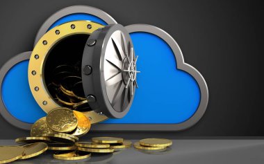 bulut üzerinde arka plan resmi