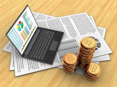  belgeleri arka plan üzerinde gösterimi