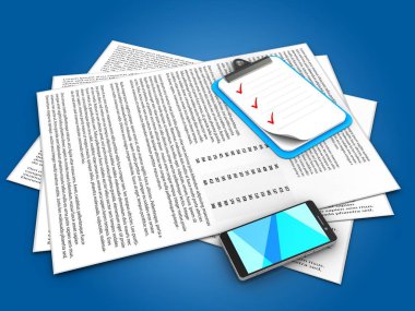 Kağıt arka plan üzerinde gösterimi