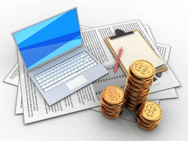  belgeleri arka plan üzerinde gösterimi