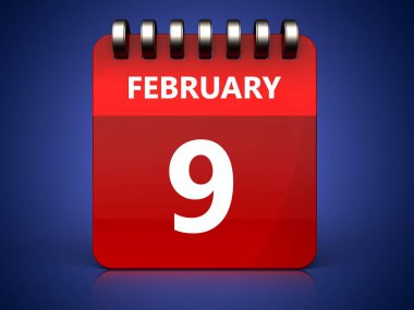 Takvim arka plan üzerinde gösterimi