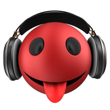  Kırmızı ifade gülümseme