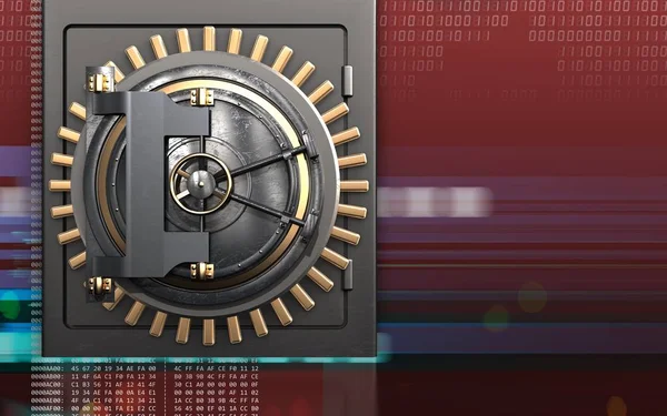 metal güvenli illüstrasyon