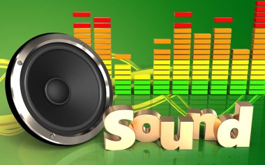 'ses' işareti ile arka plan