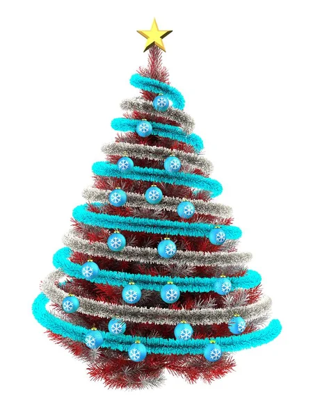 Kırmızı yılbaşı ağacı