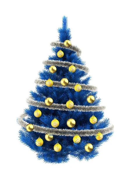 Árbol de Navidad azul —  Fotos de Stock