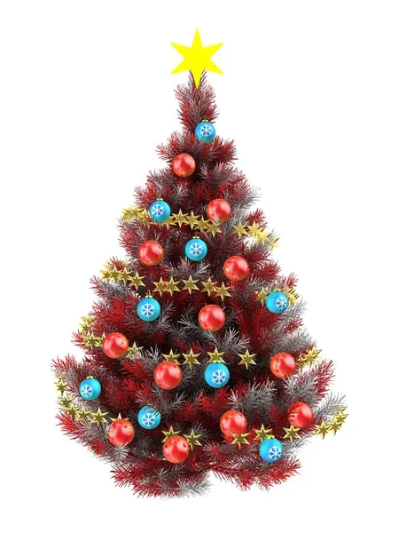 Kırmızı yılbaşı ağacı