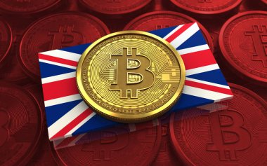 bitcoin arka plan üzerinde gösterimi