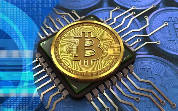 bitcoin arka plan üzerinde gösterimi