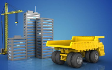 Şehir binaları gösteren resim