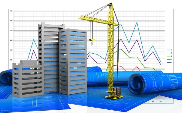 Şehir binalar inşaat