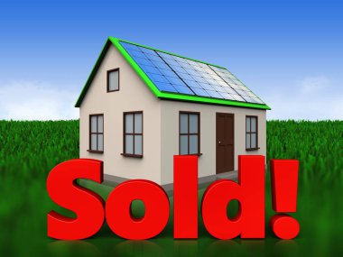  güneş paneli ile ev 