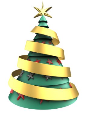 yeşil ve mavi xmas ağacı