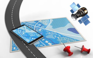 mavi harita gösterimi