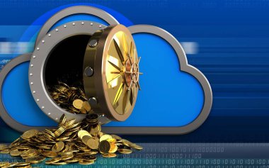 bulut üzerinde arka plan resmi