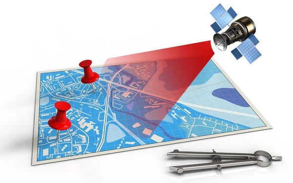 mavi harita gösterimi