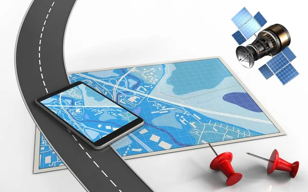 mavi harita gösterimi