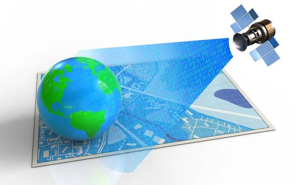 mavi harita gösterimi