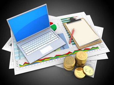 işle ilgili belgeleri ve bilgisayar