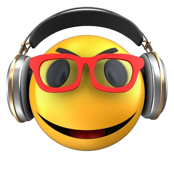 Yellow emoticon smile — Stock Photo, Image