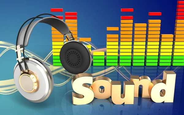  kulaklıklar üzerinde arka plan resmi