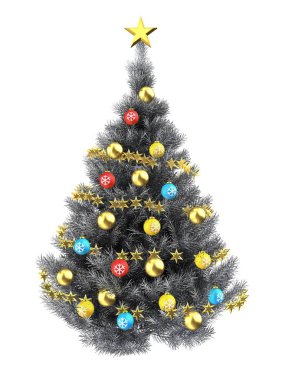 Metalik Noel ağacı 