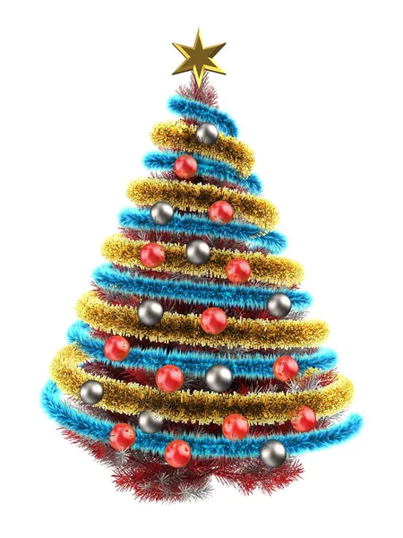 Kırmızı yılbaşı ağacı