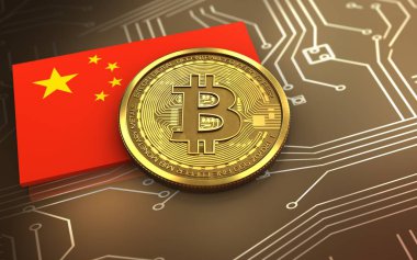 bitcoin arka plan üzerinde gösterimi