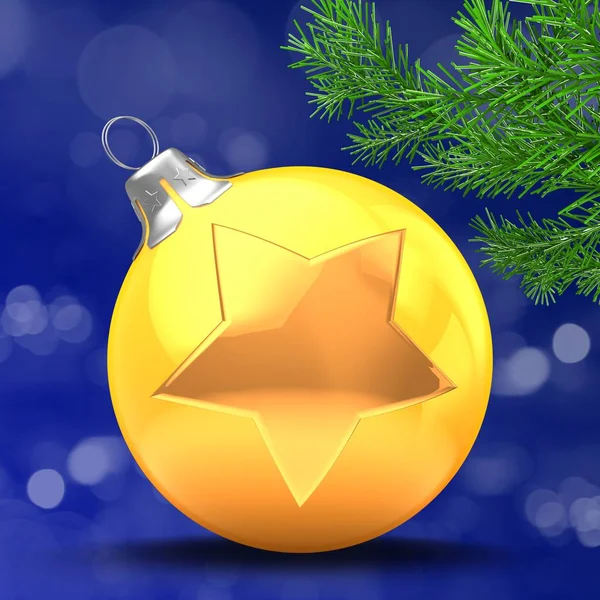 Illustration of  Christmas ball — Stock Photo, Image