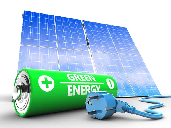 arka plan üzerinde pil gösterimi