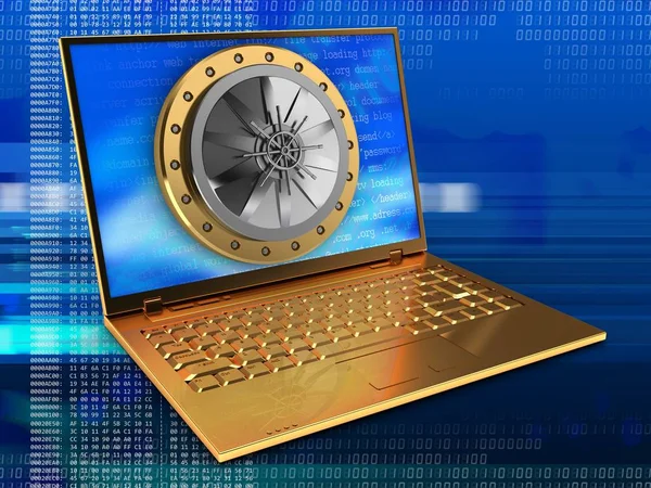  Altın bilgisayar çizimi