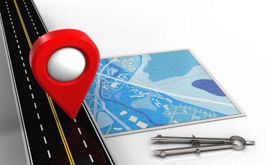 mavi harita gösterimi