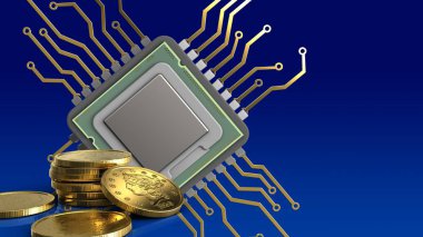 cpu resimde arka plan üzerinde