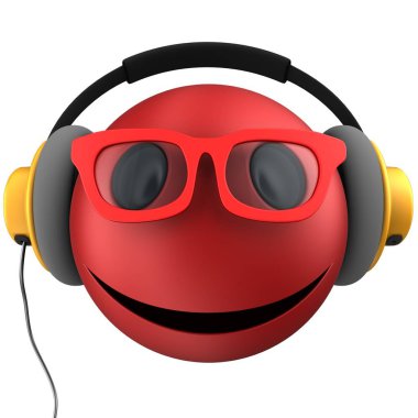  Kırmızı ifade gülümseme