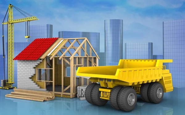 çerçeve ev çizimi