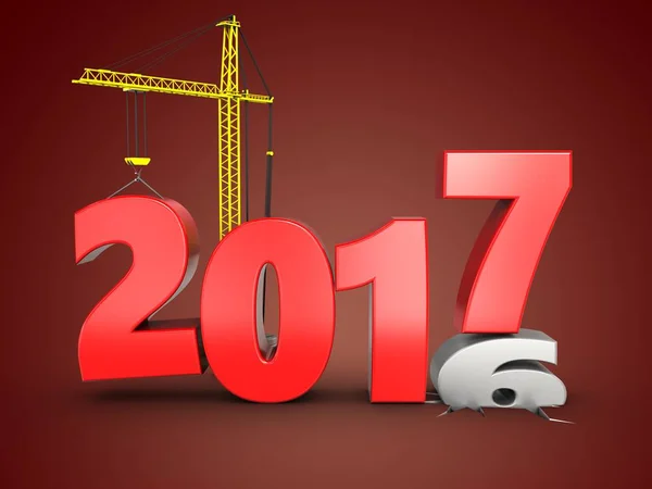 2017 年的插图 — 图库照片