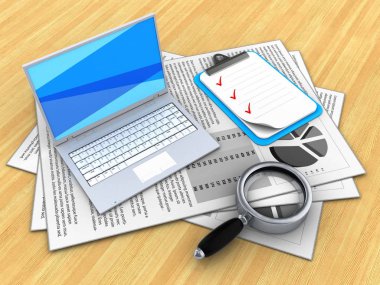  belgeleri arka plan üzerinde gösterimi